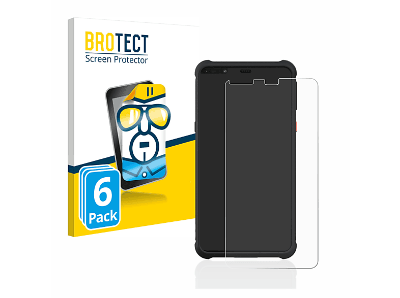 BROTECT 6x klare Phone) Schutzfolie(für Bartec Pixavi