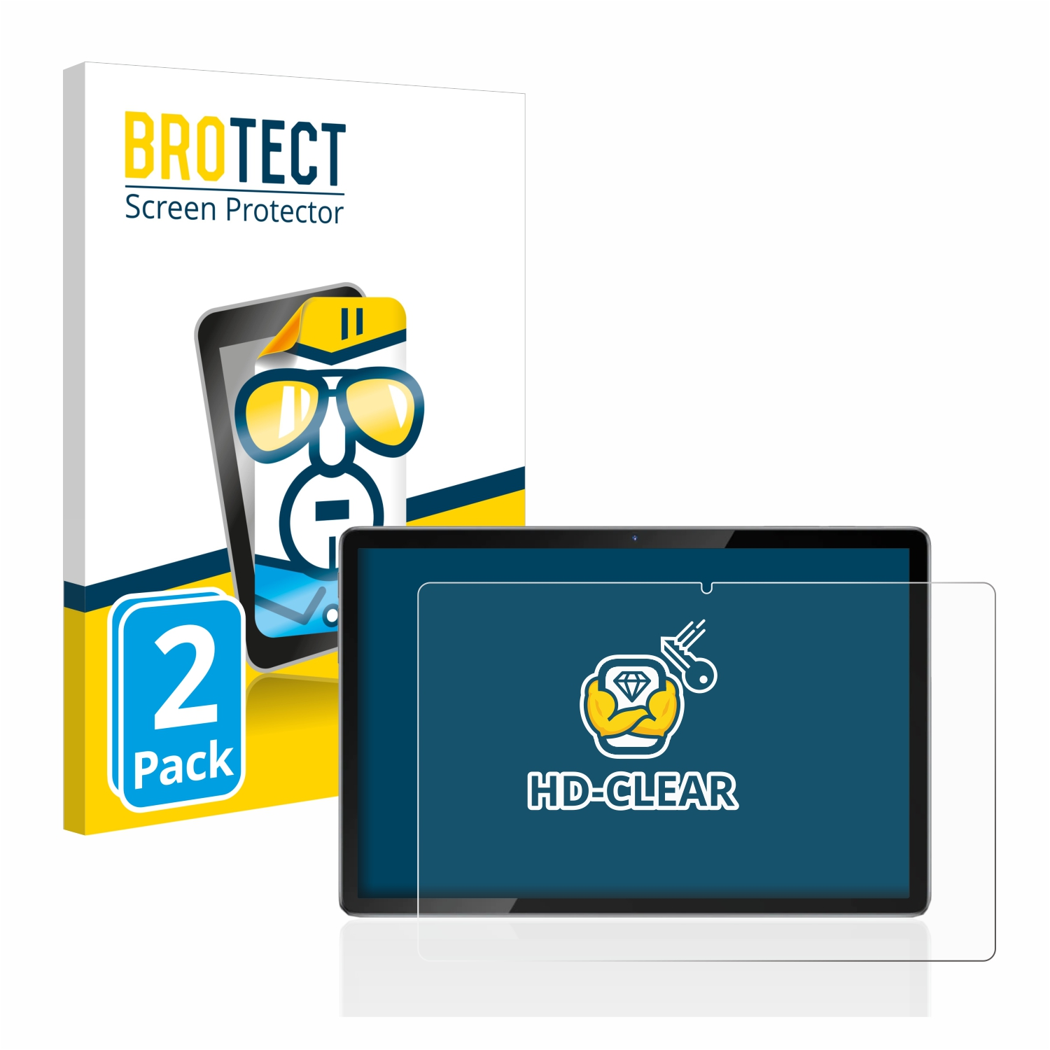 Blackview Pro) 12 Schutzfolie(für klare Tab 2x BROTECT