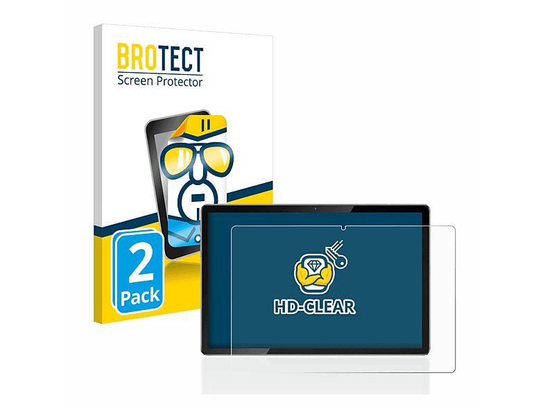 BROTECT 2x klare Schutzfolie(für Blackview Tab 12 Pro)