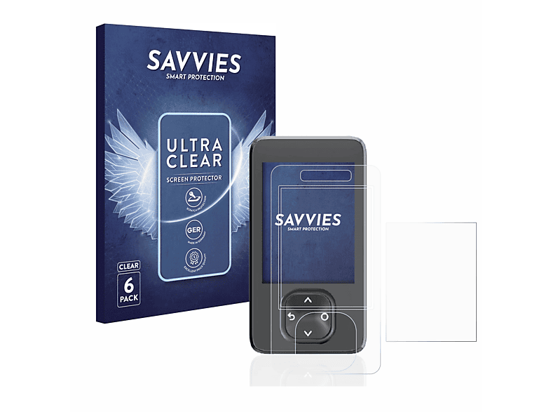 klare Dexcom Schutzfolie(für G7 6x SAVVIES CGM)