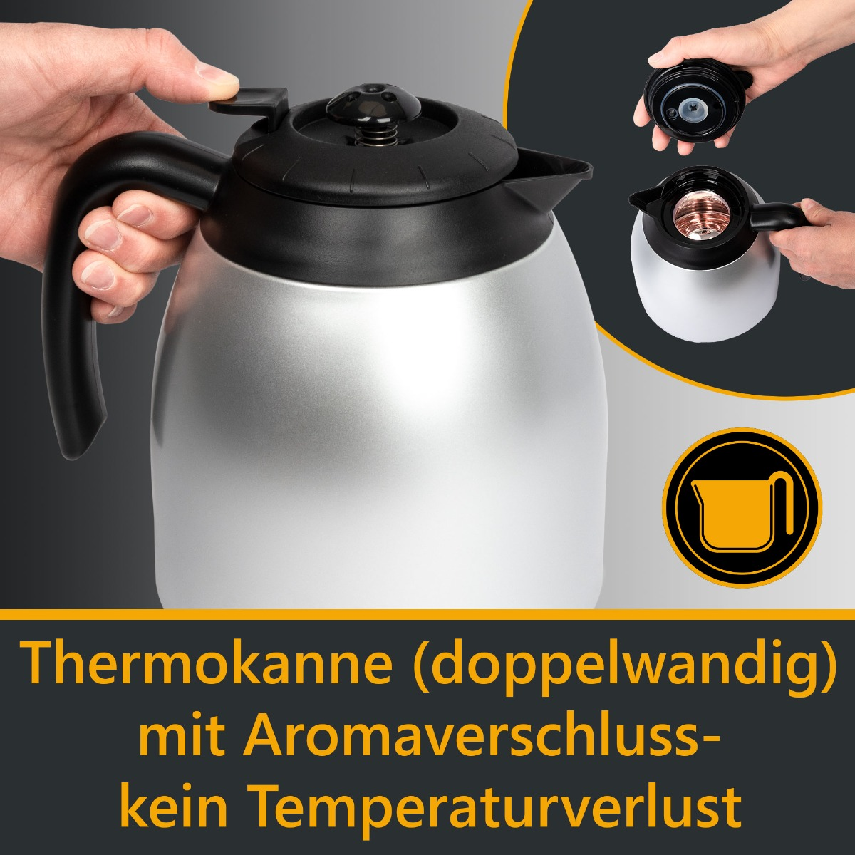 CLATRONIC KA Schwarz 3327 Kaffeemaschine