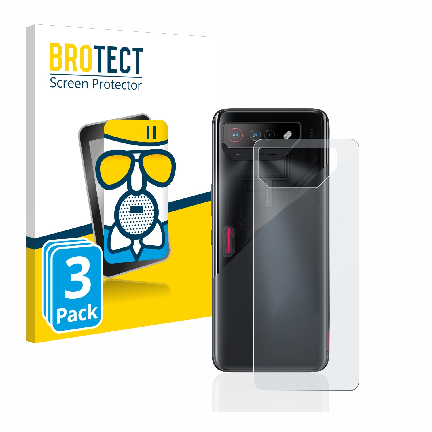 matte ROG Airglass 3x Schutzfolie(für Phone 7) BROTECT ASUS