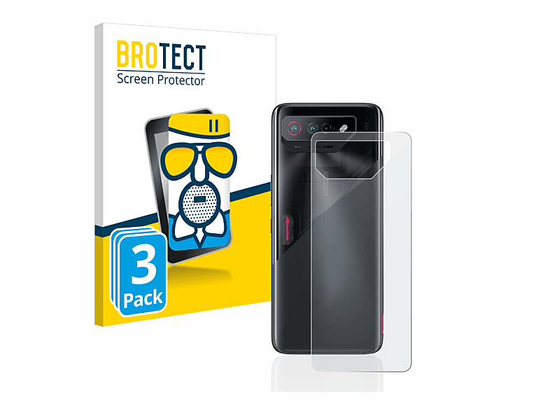 matte ASUS Schutzfolie(für 3x Airglass BROTECT ROG Phone 7)