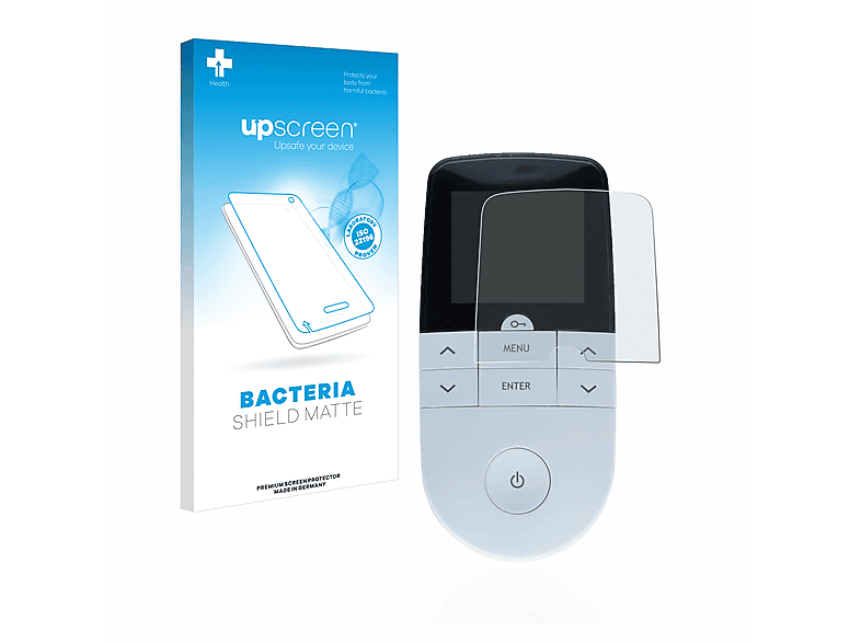 UPSCREEN antibakteriell entspiegelt matte Schutzfolie(für Beurer EM 49 Digital TENS/EMS)