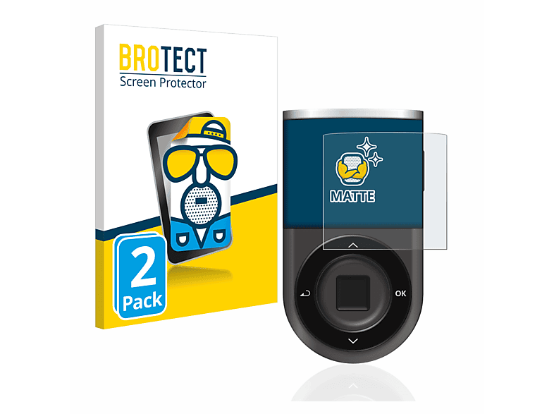 BROTECT 2x matte Schutzfolie(für D’CENT Biometric Wallet)