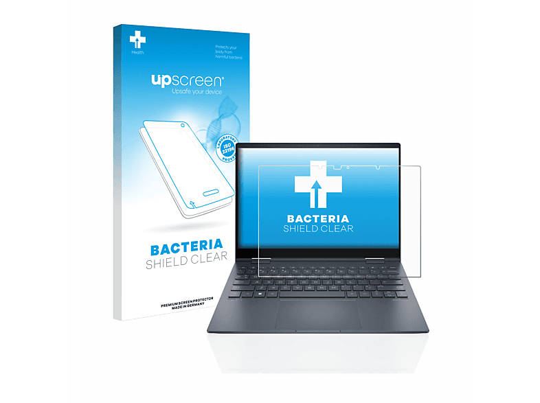 UPSCREEN antibakteriell klare Schutzfolie(für HP Envy x360 bf0775ng)