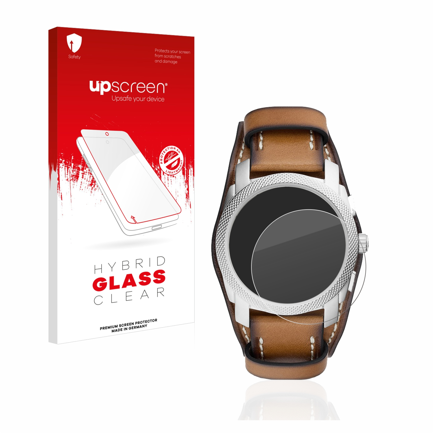 UPSCREEN klare Fossil (42 Schutzfolie(für mm)) Chronograph