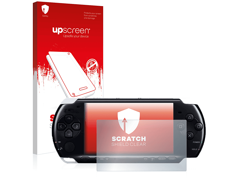 UPSCREEN Kratzschutz klare Schutzfolie(für Sony PSP 3004)