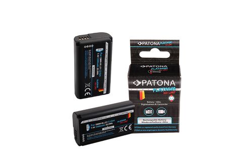PATONA 2x Akku kompatibel für Panasonic DMW-BLJ31 Li-Ion Ersatzakku,  3500mAh 2 Stück