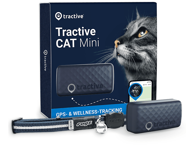 TRACTIVE Tractive GPS CAT Mini GPS Tracker mit Katze Aktivitätstracking - GPS Tracker