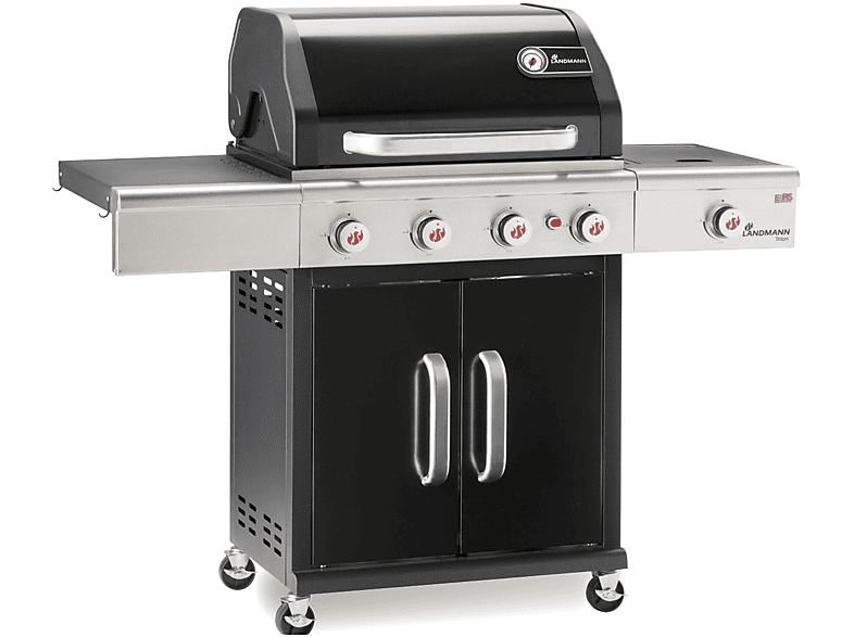 LANDMANN Triton 4.1 MaxX Gasgrill, Schwarz 