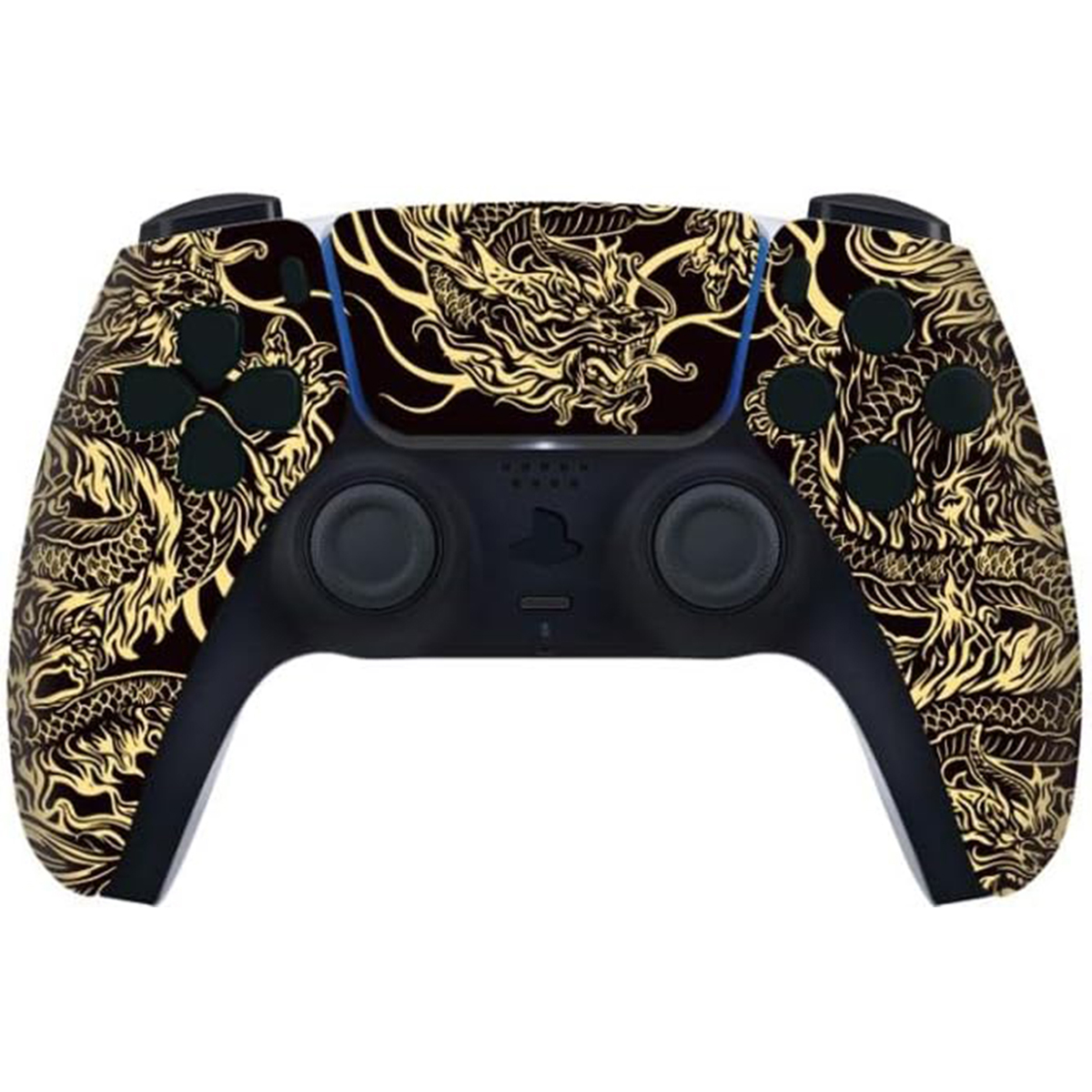 Dragon Die wird für Schutzhülle, RESPIEL PS5 Goldener Gamepad-Shell Drache verwendet Golden