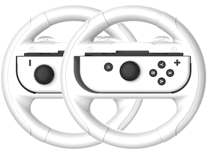 TADOW Für Nintendo-Lenkradgriff,Kompatibles Switch Trackpad,1 OLED Gaming Gaming Paar, weiß Lenkrad