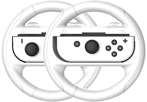 TADOW Für Nintendo-Lenkradgriff,Kompatibles Switch OLED Gaming Trackpad,1  Paar, Gaming Lenkrad, weiß