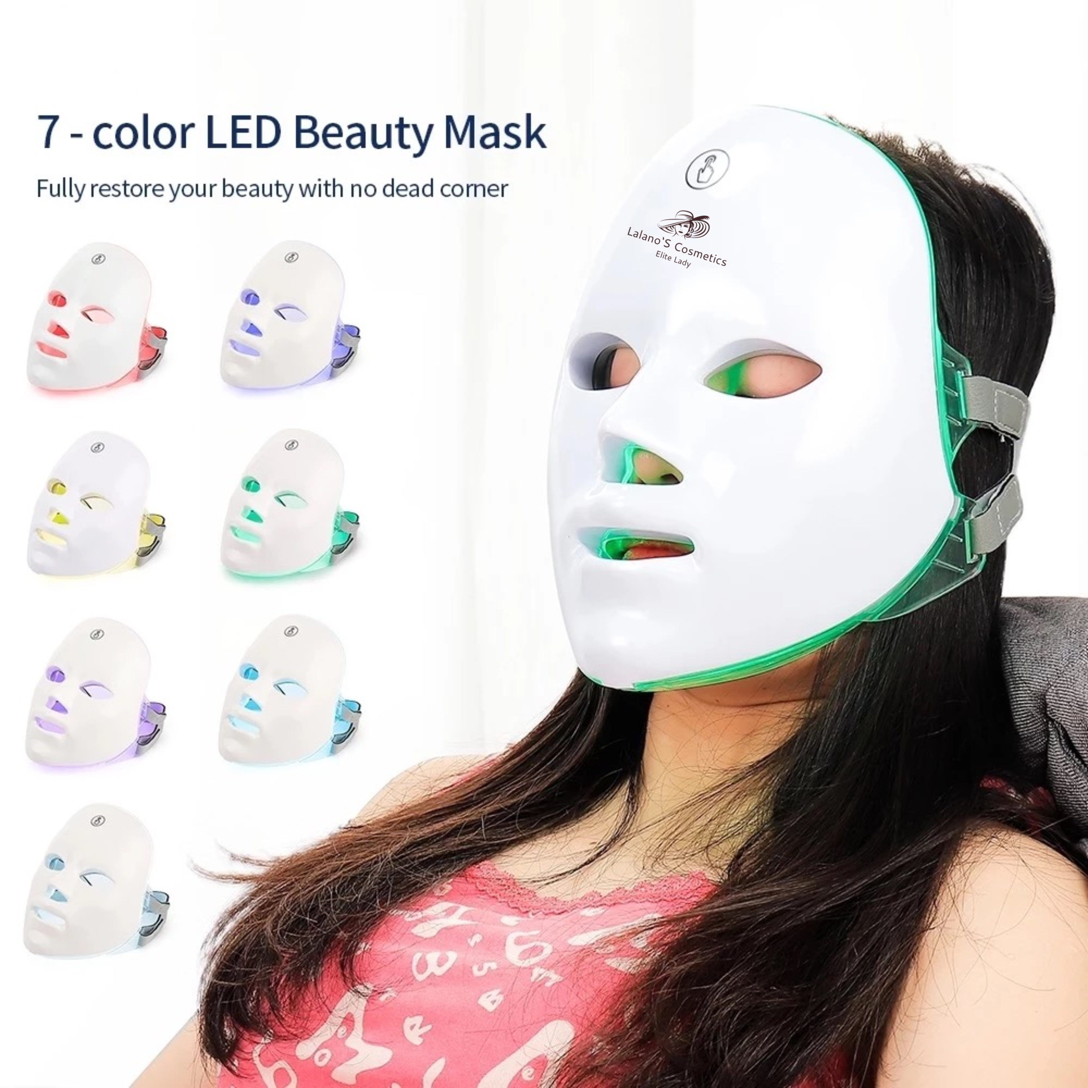 Gesichtspflege LALANOS Gesichtsmaske facial Anti-Aging LED Light COSMETICS