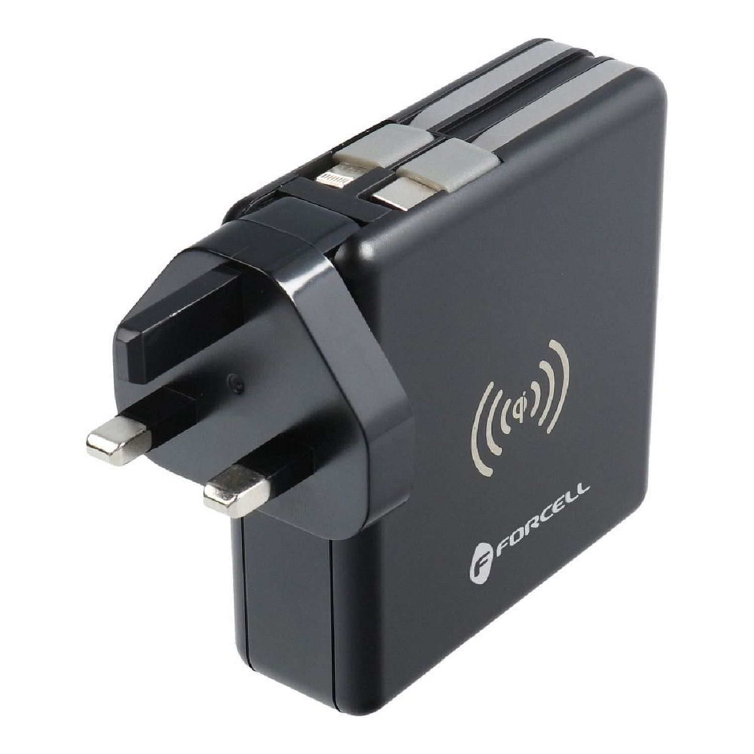 FORCELL Schwarz 5in1 Universal, Typ Ladegerät C/iPhone USB 20W PD