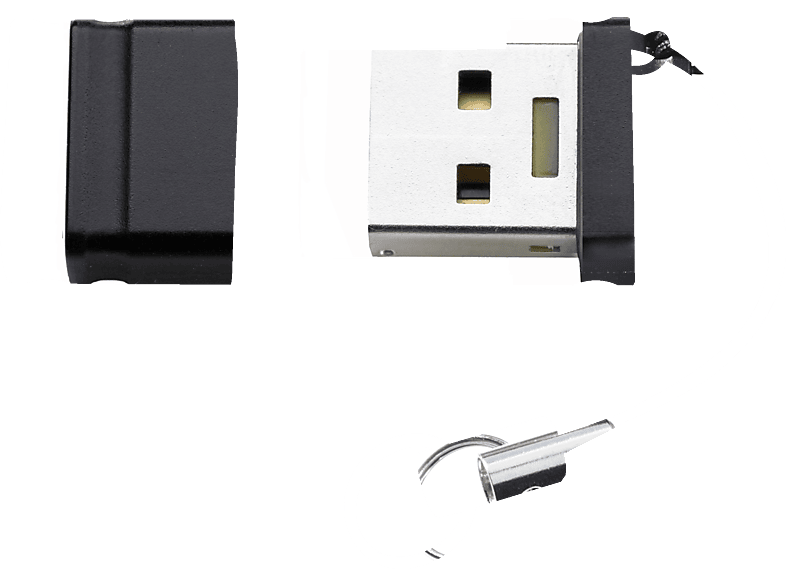 INTENSO Slim Line 128 GB USB-Stick (Schwarz, 128 GB) | USB-Sticks