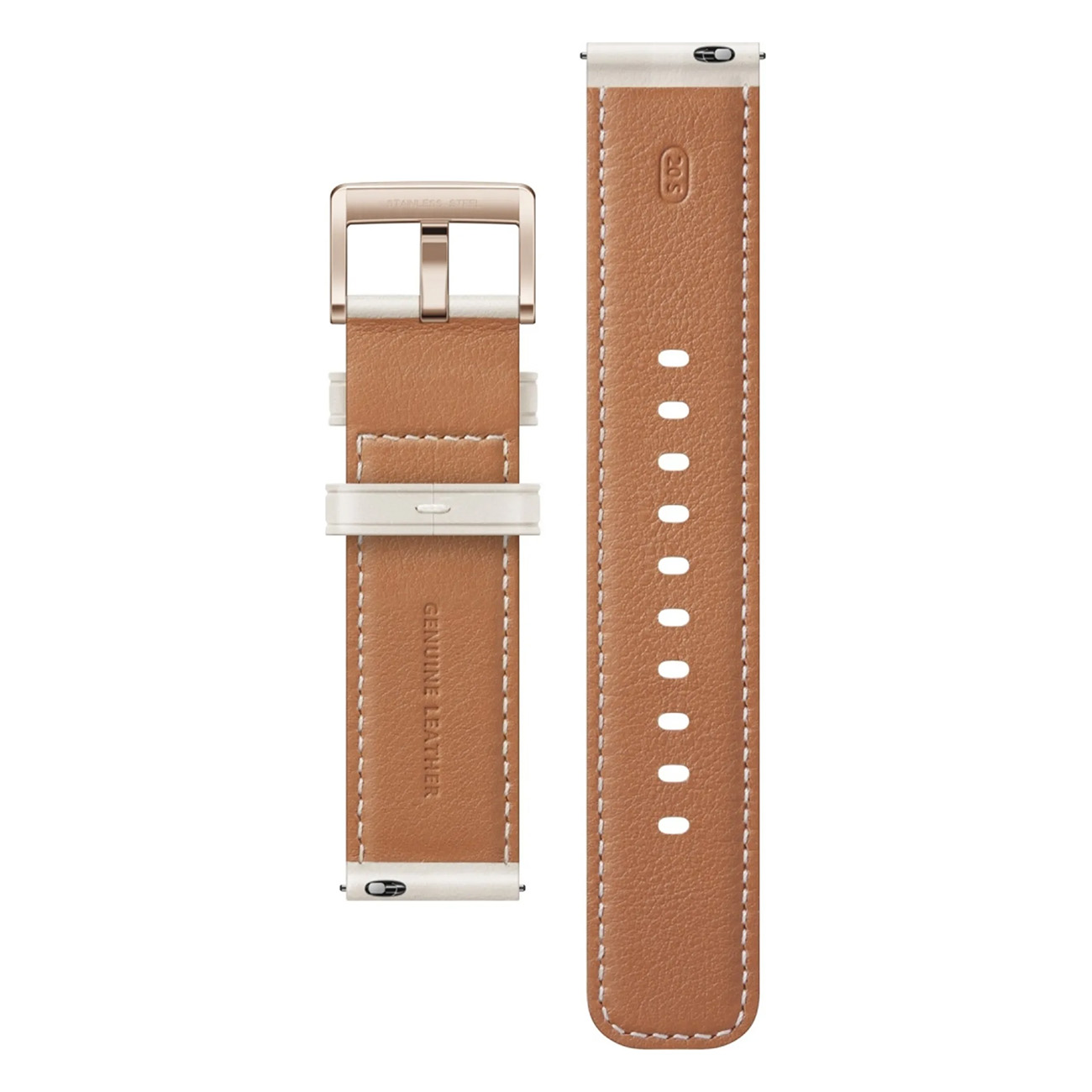 HUAWEI Watch Leder, GT3 130 Smartwatch -gold-leder-42mm 190 mm, Edelstahl Leather Gold 