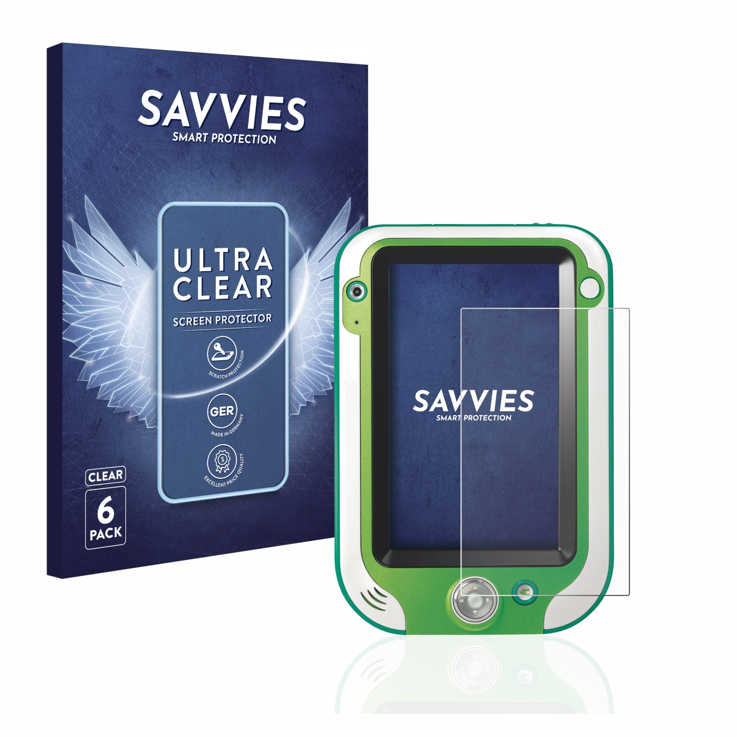 SAVVIES 6x klare LeapPad ultra) LeapFrog XDi Schutzfolie(für