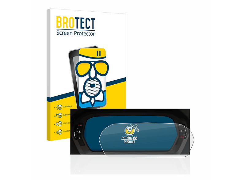 BROTECT Airglass matte 2023 Virtual Schutzfolie(für A3 Audi Plus) cockpit
