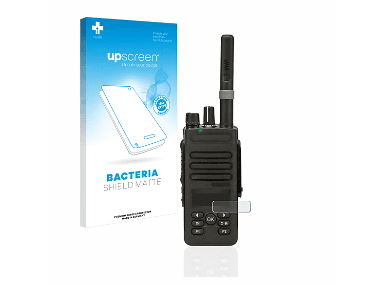 matte Schutzfolie(für DP2600E) Motorola UPSCREEN entspiegelt antibakteriell