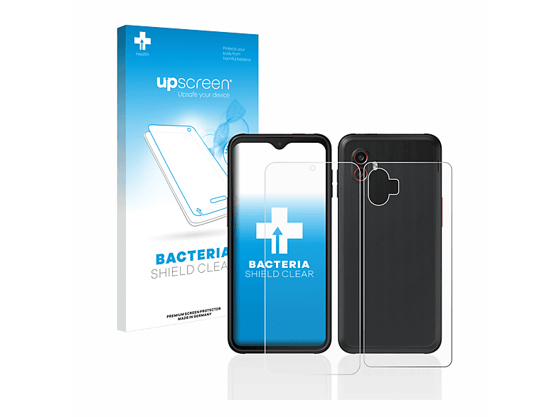 Lieferservice UPSCREEN antibakteriell klare 6 Samsung Enterprise Pro Schutzfolie(für Edition) Galaxy Xcover