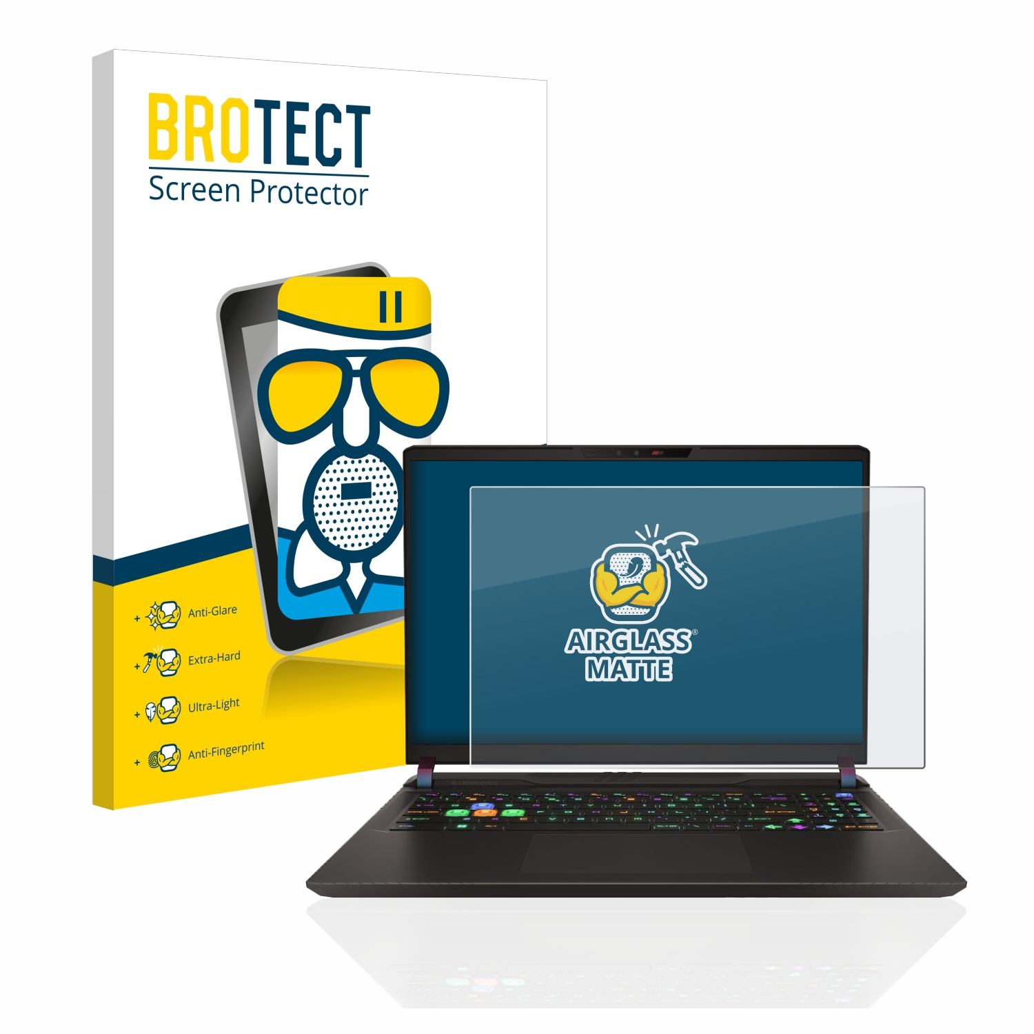 Airglass BROTECT Schutzfolie(für matte Chromebook 3 IdeaPad Lenovo 15\