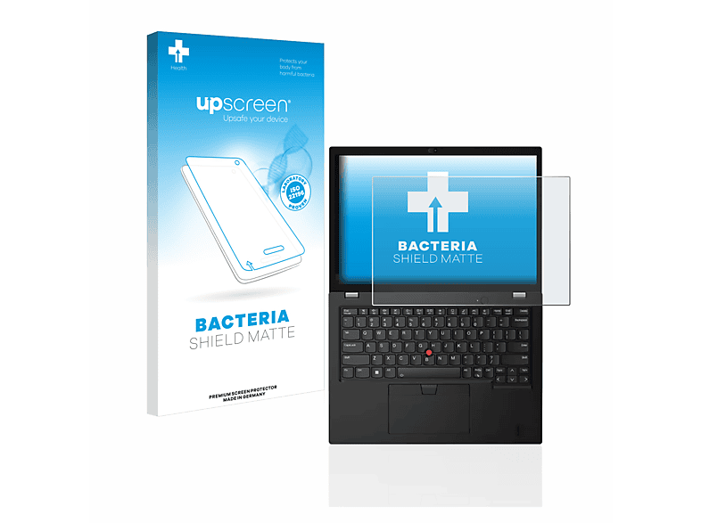 UPSCREEN antibakteriell entspiegelt Schutzfolie(für Gen.)) Lenovo L13 matte Thinkpad (3