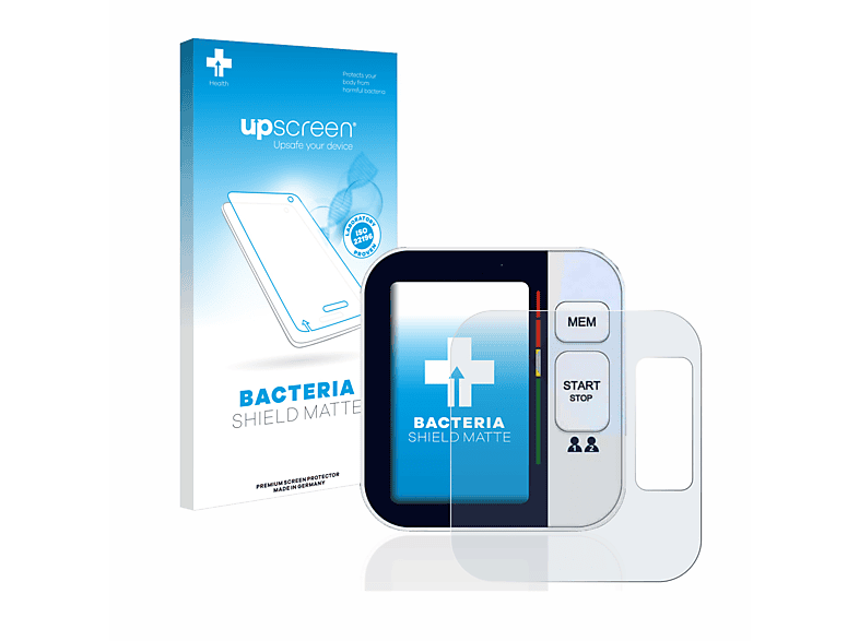 UPSCREEN antibakteriell entspiegelt matte Schutzfolie(für Visomat Comfort Eco)