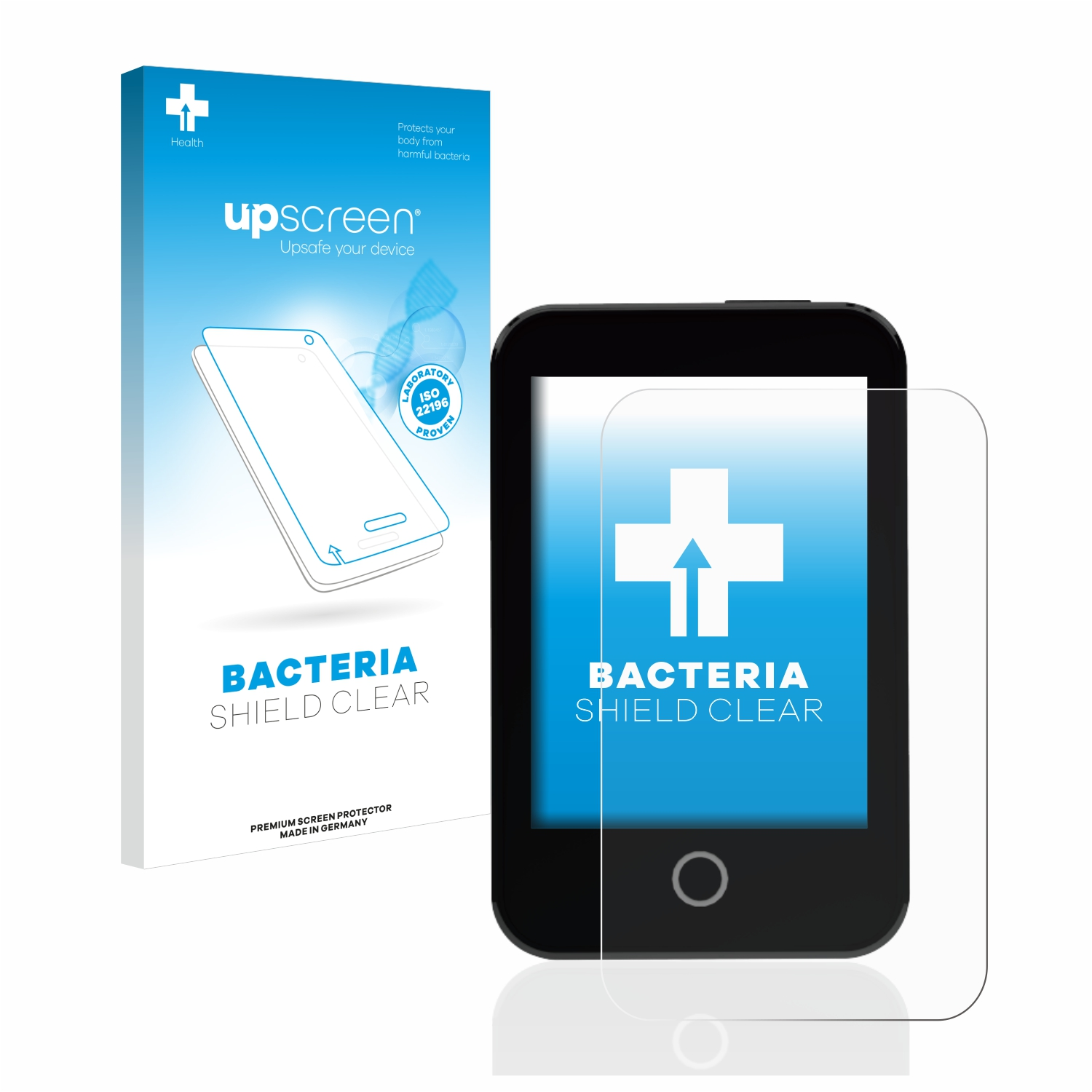 UPSCREEN antibakteriell klare Touchcare nano Schutzfolie(für CGM) Medtrum