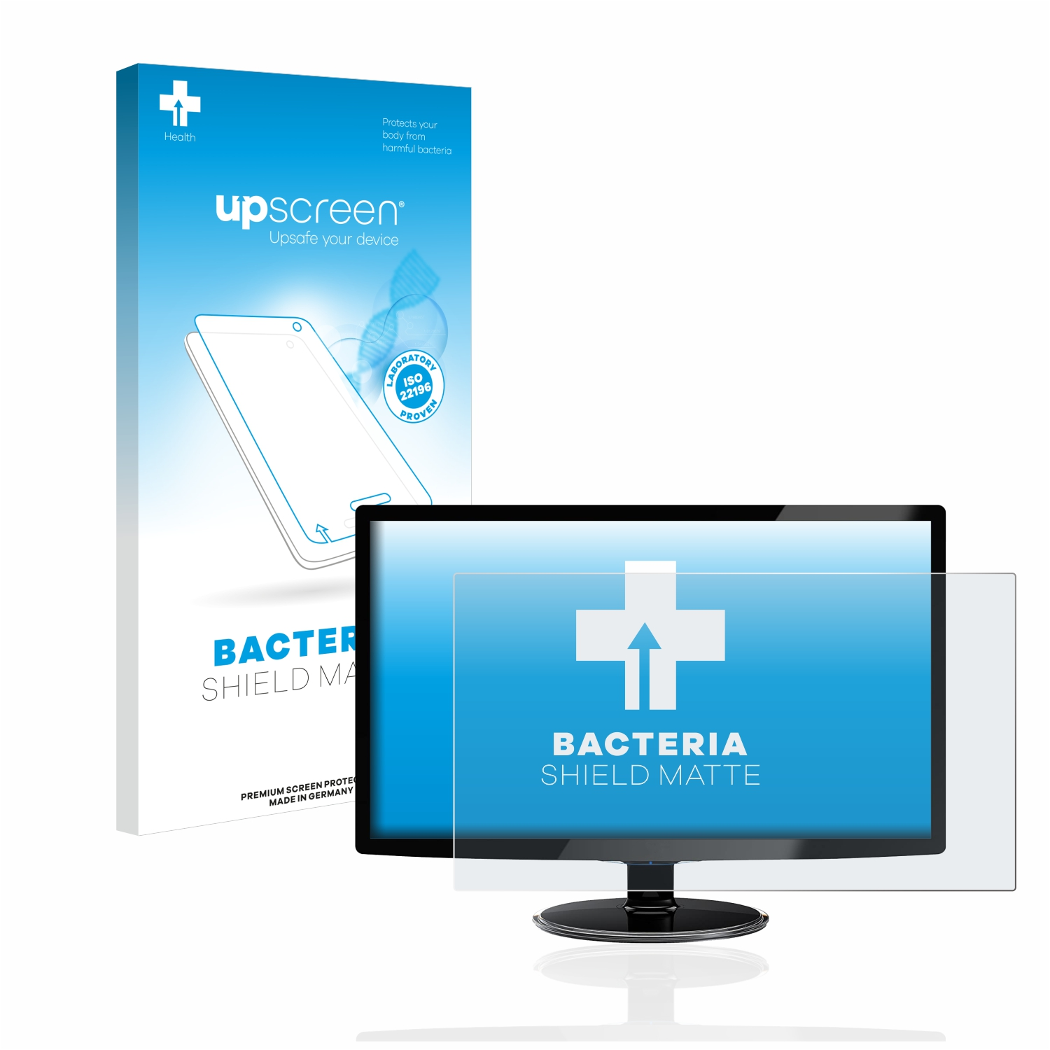 UPSCREEN antibakteriell entspiegelt matte Acer S242HLDbid) Schutzfolie(für