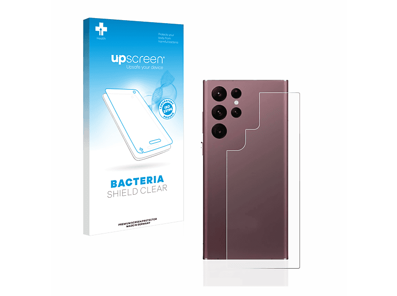 UPSCREEN antibakteriell klare Schutzfolie(für Samsung Galaxy S22 Ultra 5G Enterprise Edition) | Displayschutzfolien & Gläser