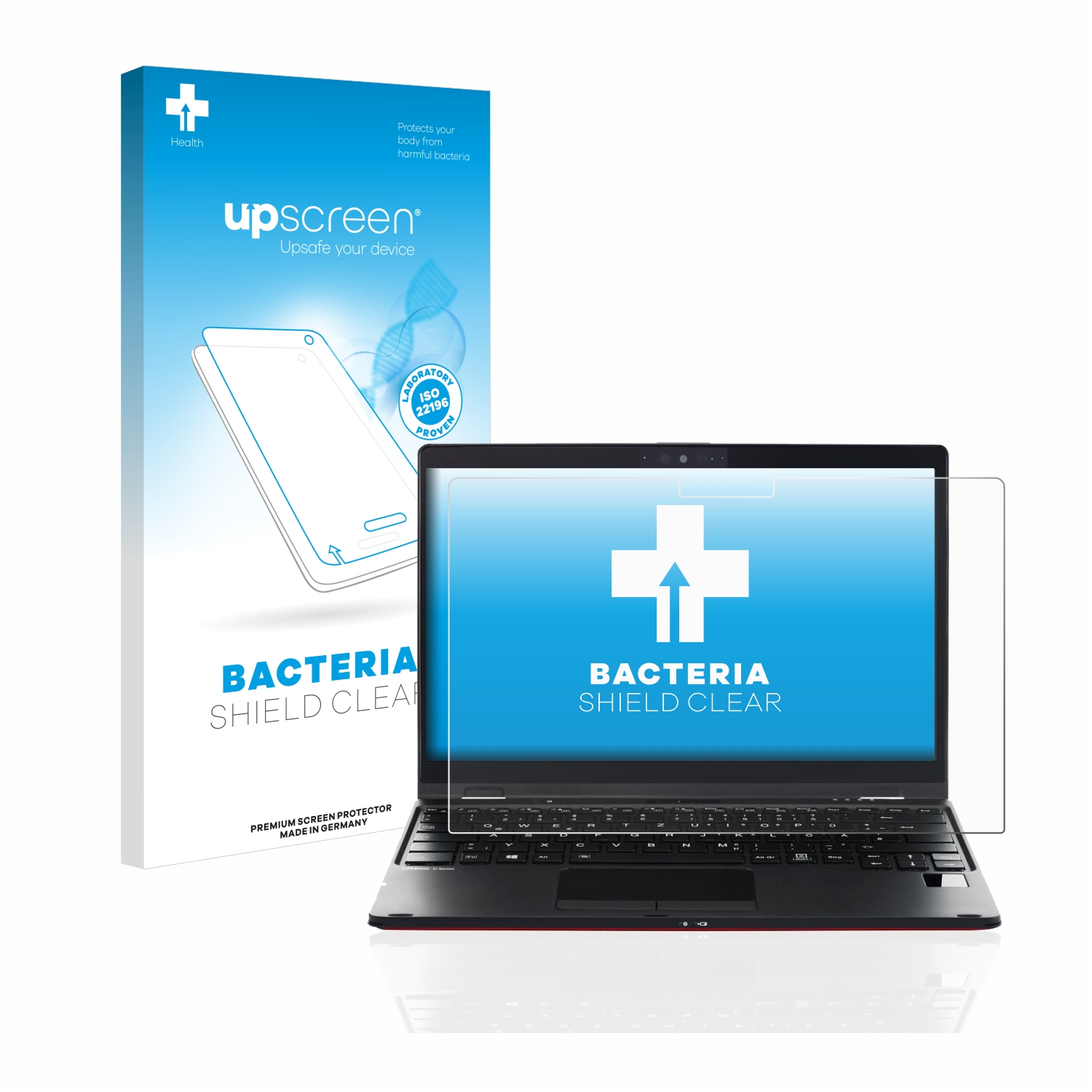 UPSCREEN klare antibakteriell Fujitsu Schutzfolie(für Lifebook U9311X)