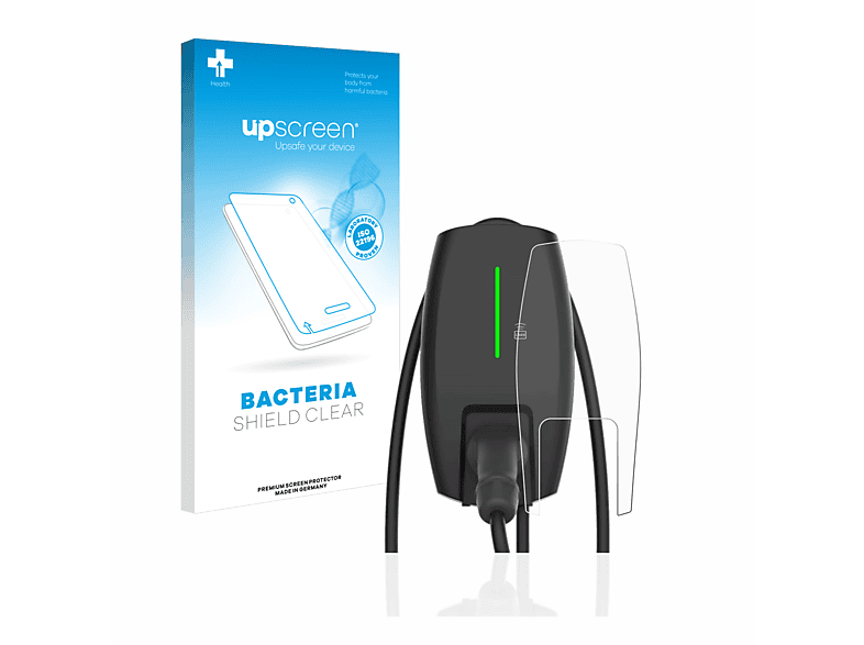 UPSCREEN antibakteriell klare Schutzfolie(für Autoaid Intelligent Wallbox  11 kW)