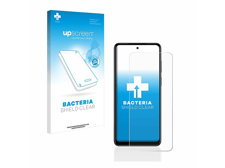 Schutzfolie(für 5G) klare antibakteriell Power UPSCREEN Motorola Moto G