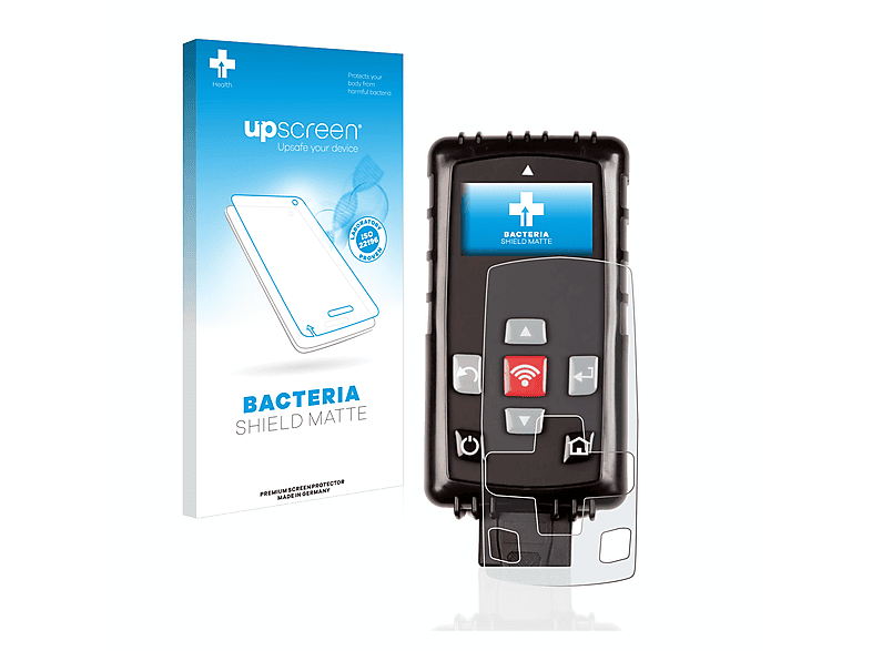 UPSCREEN antibakteriell entspiegelt matte Bartec 400sde) Tech Schutzfolie(für