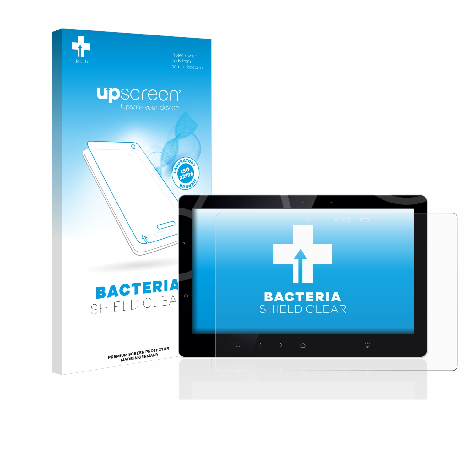 UPSCREEN antibakteriell klare Schutzfolie(für .Tablet Bewatec 16\