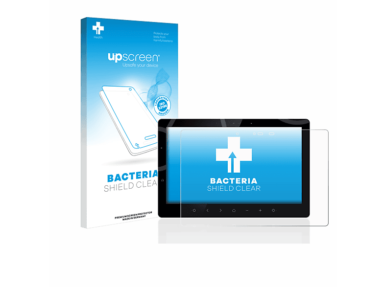 UPSCREEN antibakteriell klare Schutzfolie(für Bewatec .Tablet  SF 16\