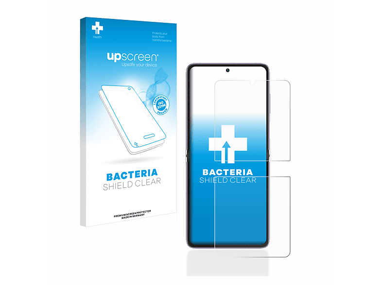 UPSCREEN antibakteriell klare Schutzfolie(für Vivo Flip) X