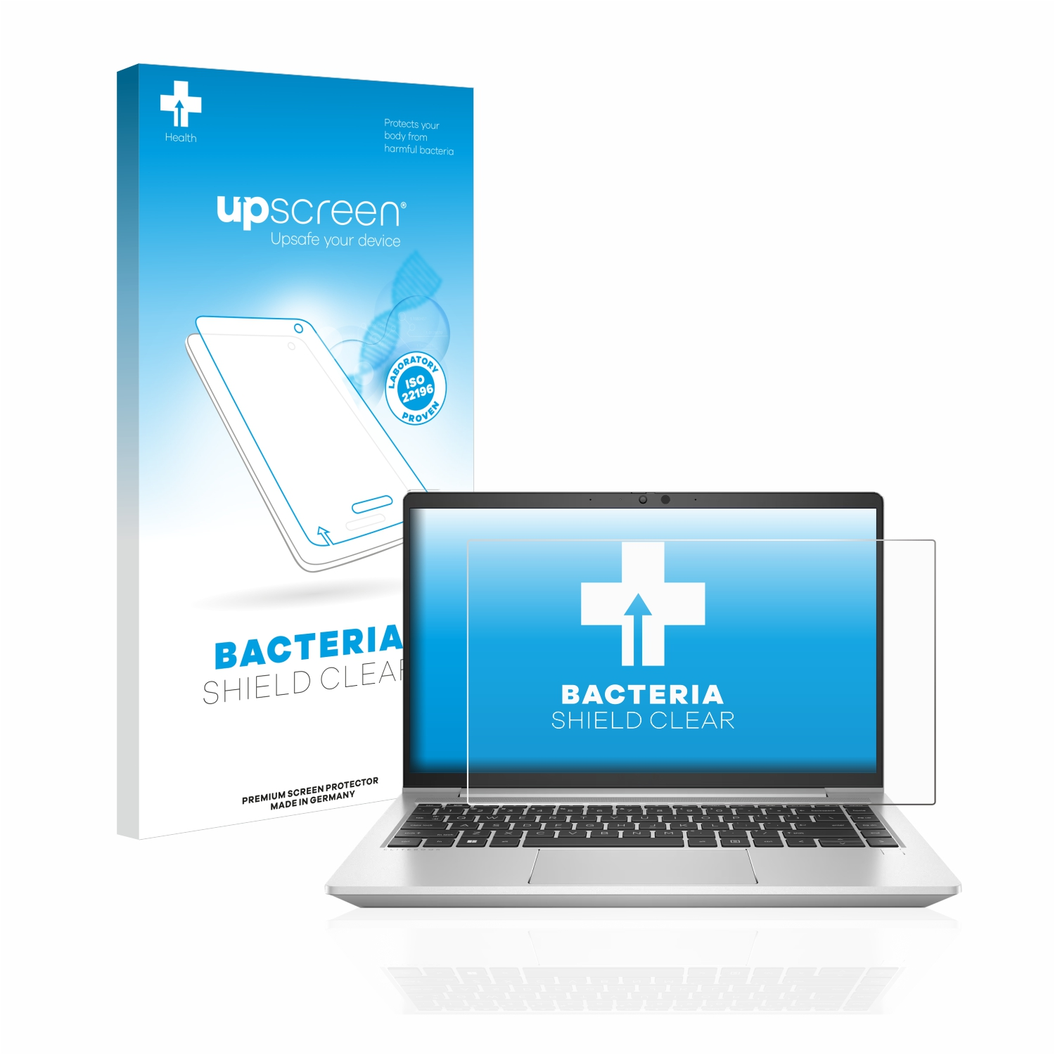 UPSCREEN G9) 640 HP EliteBook antibakteriell Schutzfolie(für klare