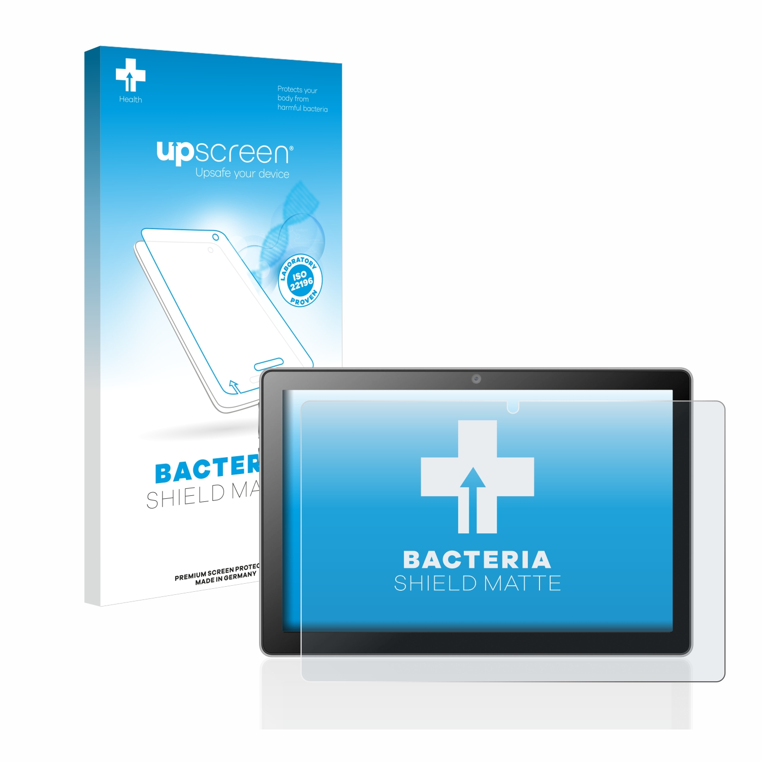 SmartPad antibakteriell UPSCREEN X10 entspiegelt matte 4G) Schutzfolie(für Mediacom