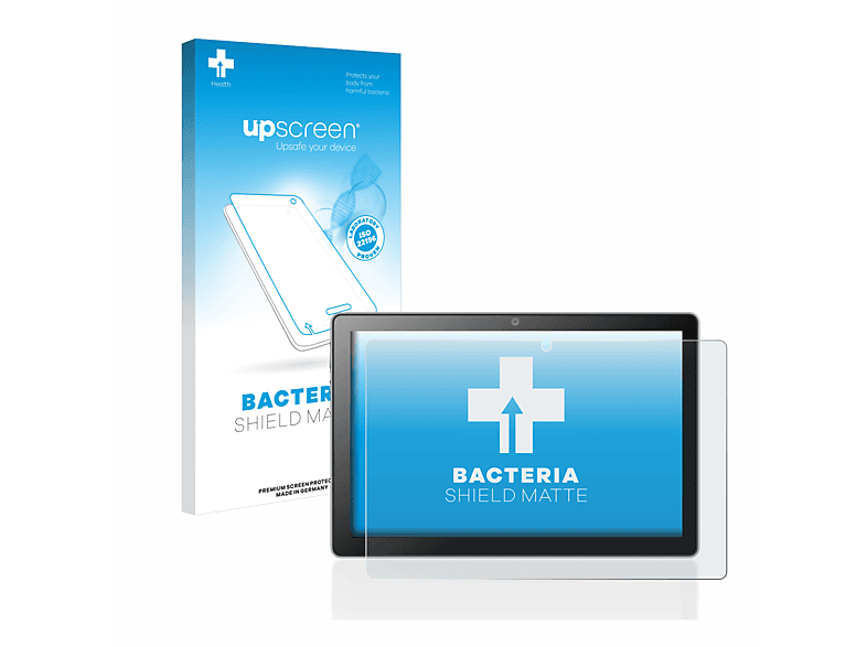 UPSCREEN antibakteriell entspiegelt matte Schutzfolie(für Mediacom SmartPad X10 4G)