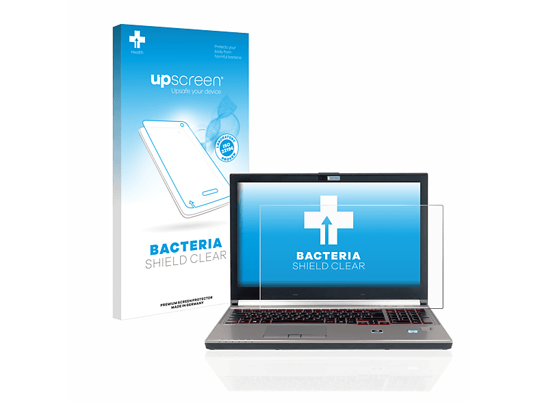 UPSCREEN antibakteriell klare Schutzfolie(für Fujitsu Celsius H760)