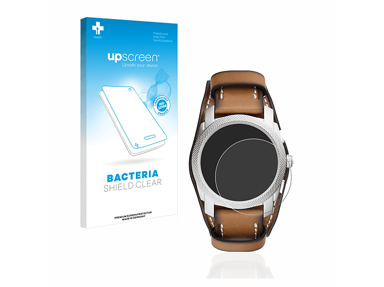 UPSCREEN antibakteriell klare Schutzfolie(für Fossil Chronograph (42 mm)) | Smartwatch Schutzfolien & Gläser