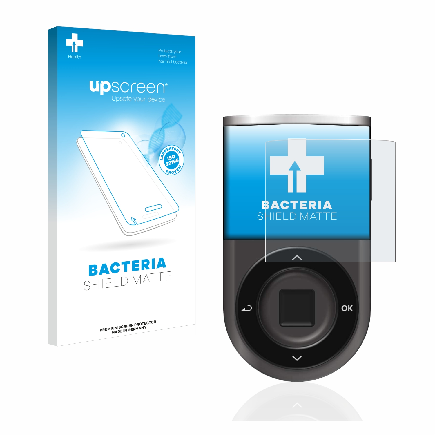 UPSCREEN antibakteriell entspiegelt D’CENT Biometric Schutzfolie(für Wallet) matte