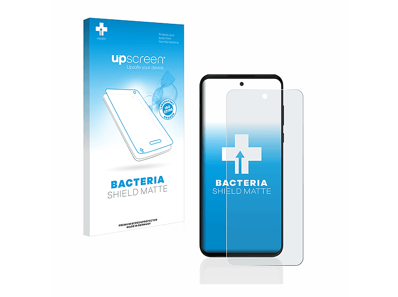 UPSCREEN antibakteriell entspiegelt matte Moto Power G 2022) Schutzfolie(für Motorola