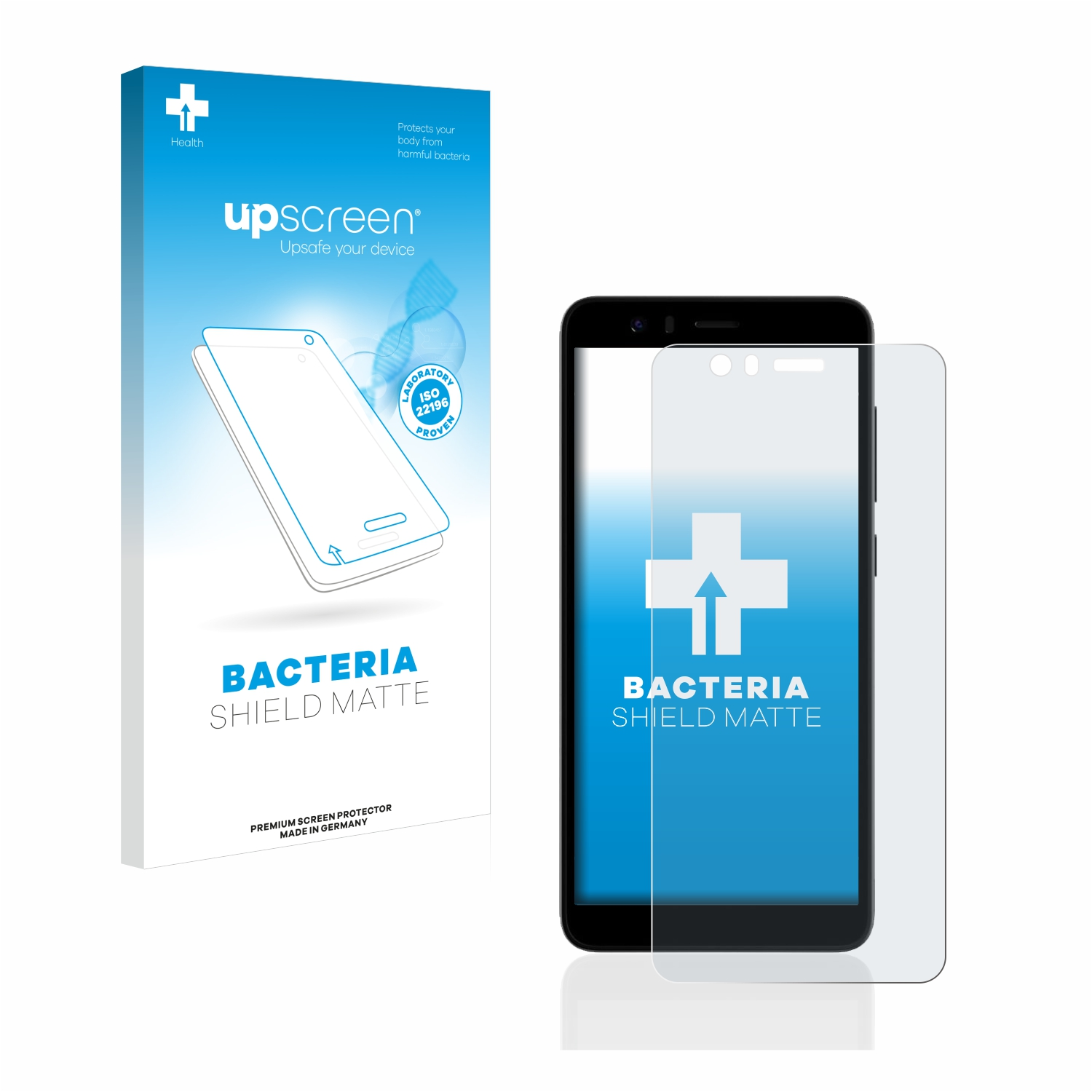 UPSCREEN antibakteriell entspiegelt matte JioPhone Schutzfolie(für Next)
