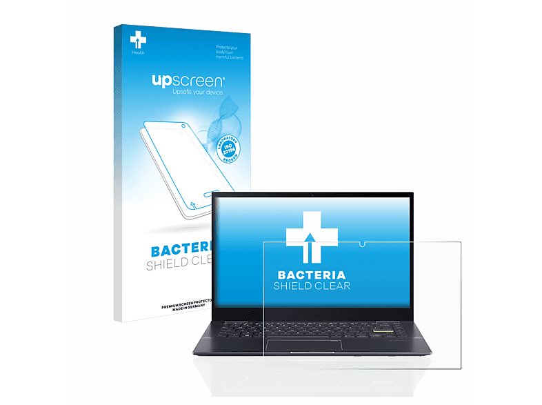 UPSCREEN antibakteriell klare Schutzfolie(für TP420UA) Flip VivoBook ASUS 14