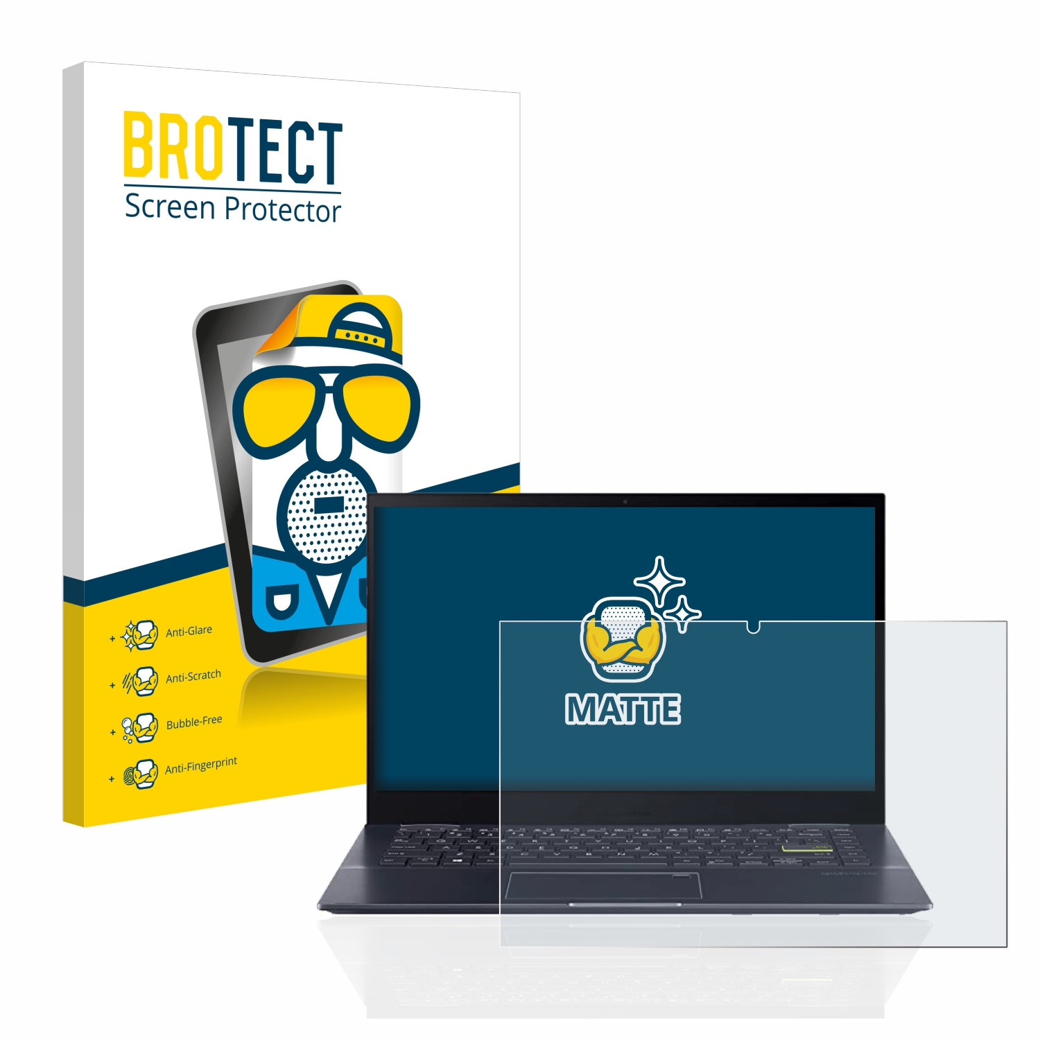 BROTECT matte Schutzfolie(für ASUS TP420UA) Flip 14 VivoBook