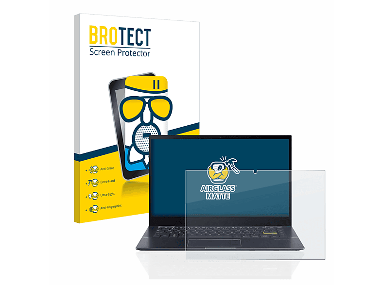 BROTECT Airglass matte Schutzfolie(für ASUS VivoBook Flip  14 TP420UA) | Pflege & Schutz